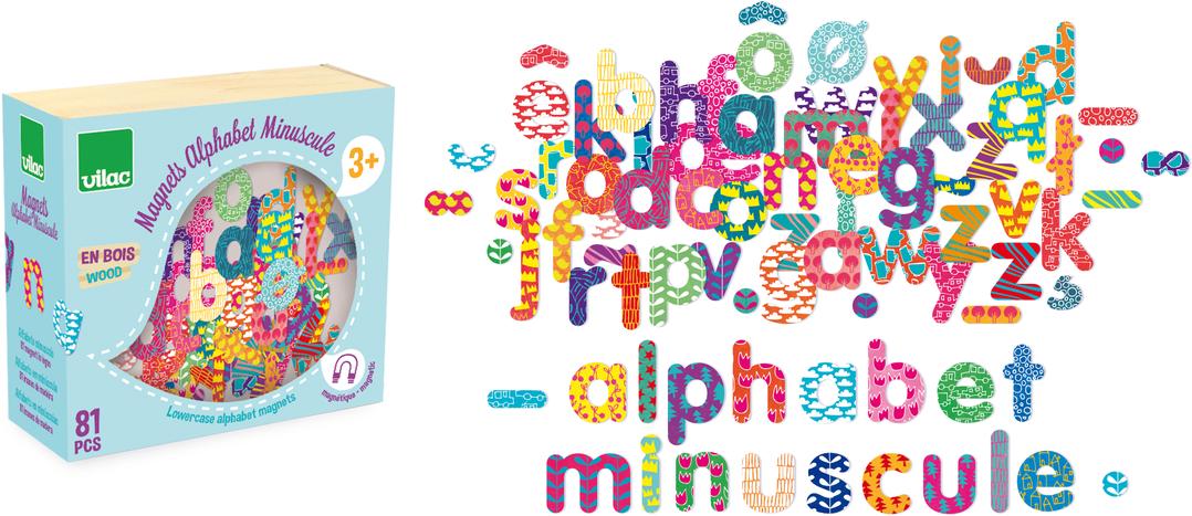 Vilac 81pc Magnet Alphabet Lower Case Set Vilac 81pc Magnet Alphabet Lower Case Set