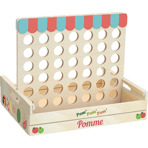 Vilac Four Apples in a Row Game Vilac Four Apples in a Row Game