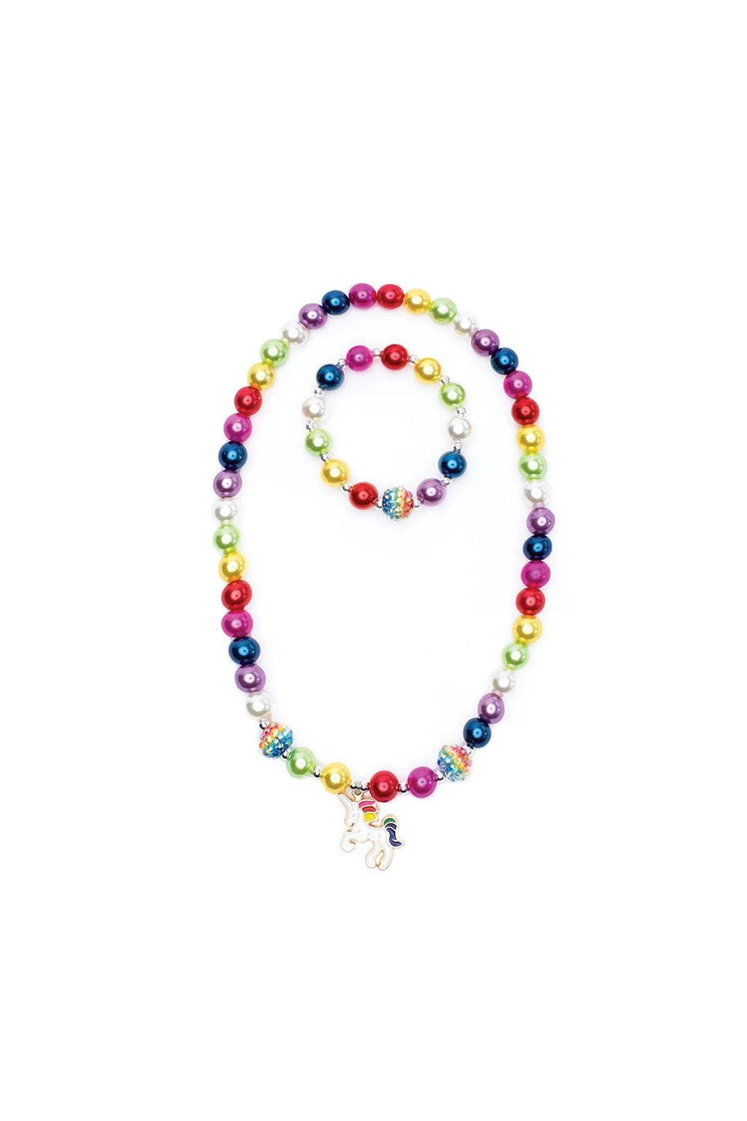 Great Pretenders Gumball Rainbow Necklace & Bracelet Set Great Pretenders Gumball Rainbow Necklace & Bracelet Set