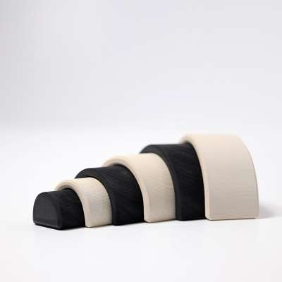 Grimm's 6pc Small Monochrome Tunnel Grimm's 6pc Small Monochrome Tunnel