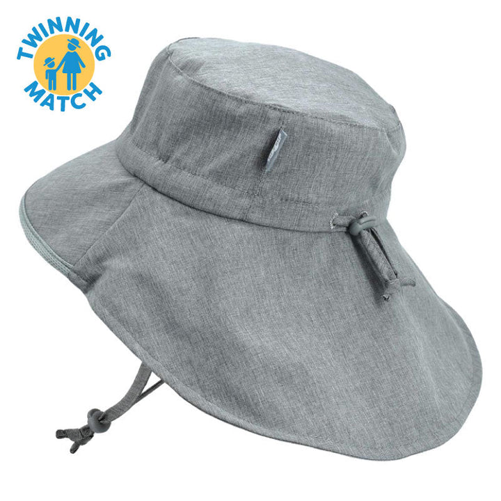 Jan &amp; Jul Gro-with-me Aqua Dry Adventure Hat - Grey