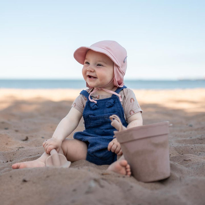 Jan &amp; Jul Sun Soft Baby Cap - Rose Quartz