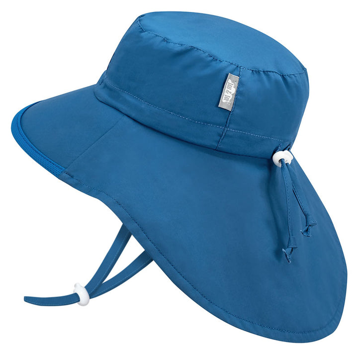 Jan &amp; Jul Gro-With-Me Cotton Adventure Hat - Atlantic Blue