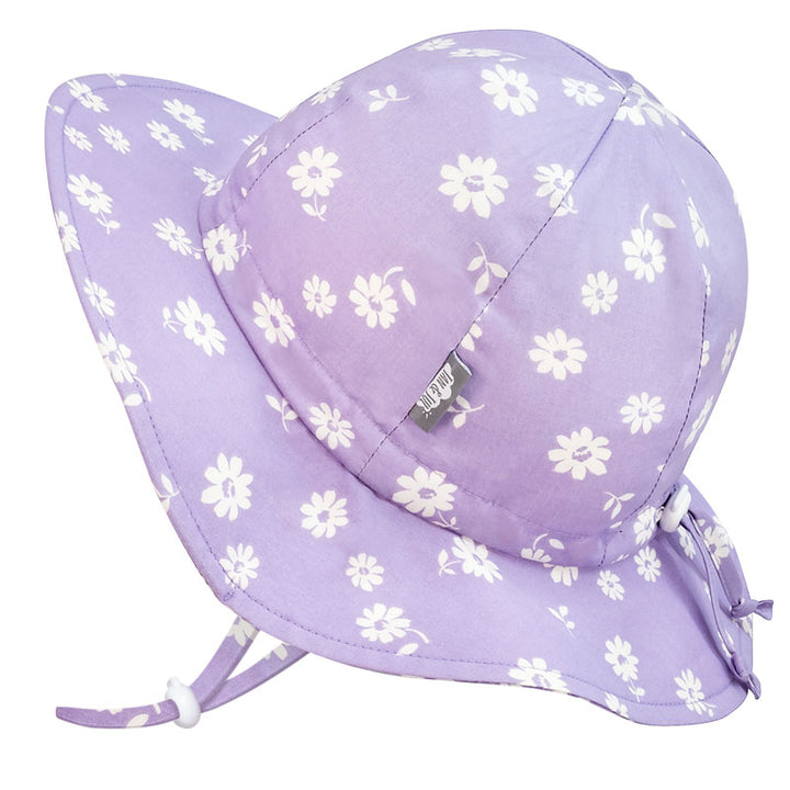 Jan &amp; Jul Cotton Floppy Hat - Purple Daisy
