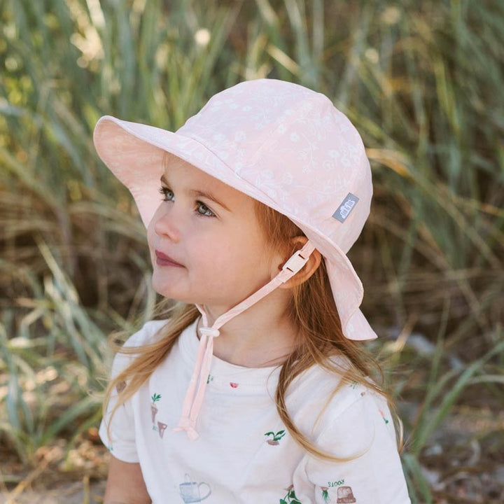 Jan &amp; Jul Cotton Floppy Hat - Pink Prairie