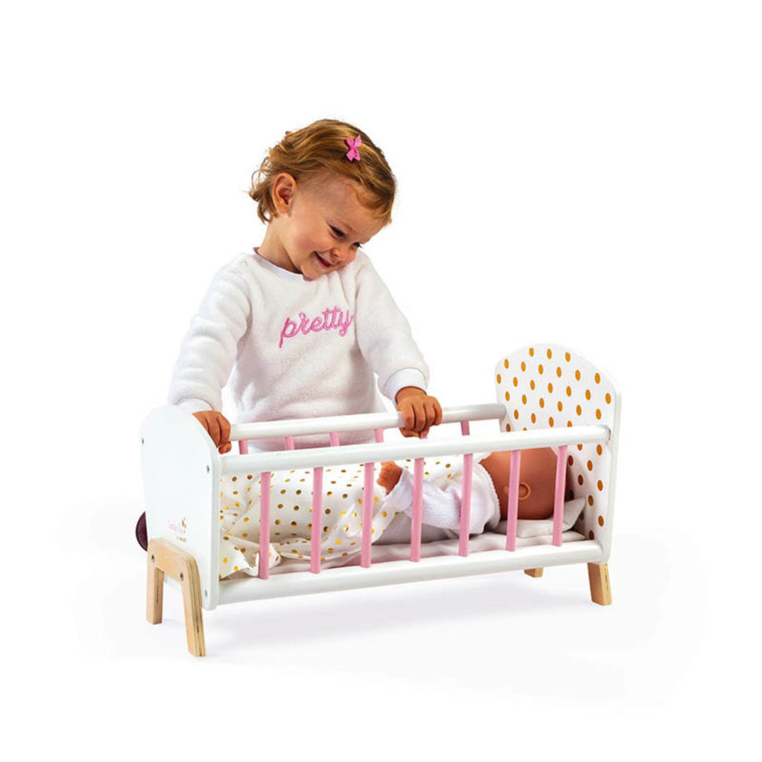 Janod Candy Chic Doll Crib