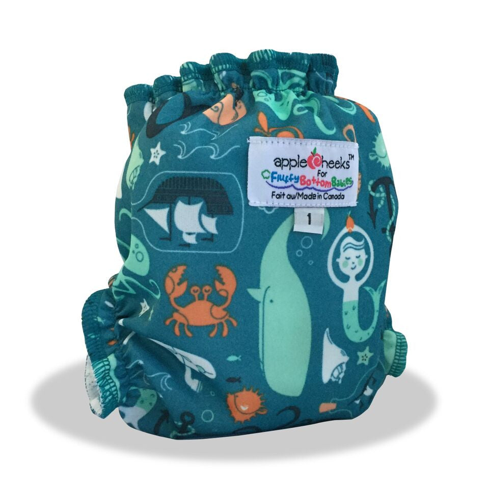 AppleCheeks Exclusive for FluffyBottomBabies Ocean Playground Cover