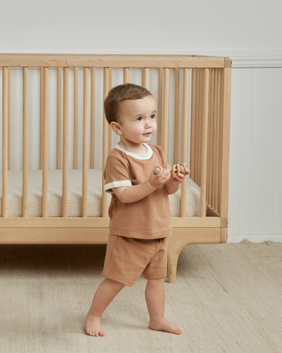 Quincy Mae Jersey Short - Clay Quincy Mae Jersey Short - Clay