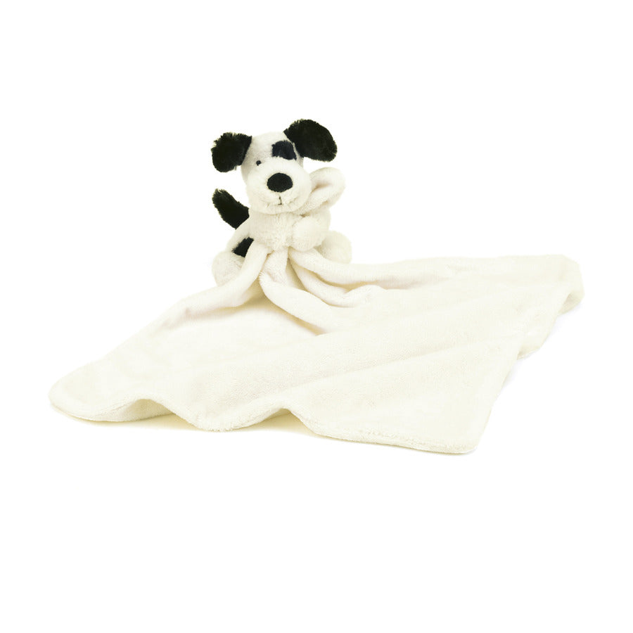 Jellycat Bashful Black &amp; Cream Puppy Soother