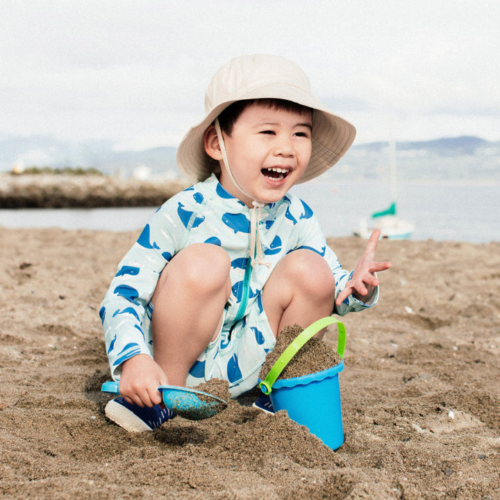 Jan &amp; Jul Sun &amp; Splash UV Jumpsuit - Blue Whale