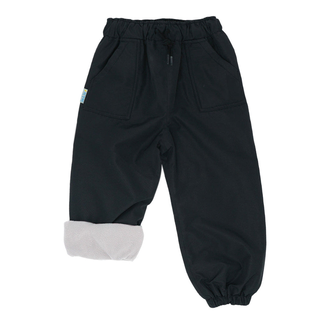 Jan &amp; Jul Cozy-Dry Rain/Snow Pants (Fleece Lined) - Black