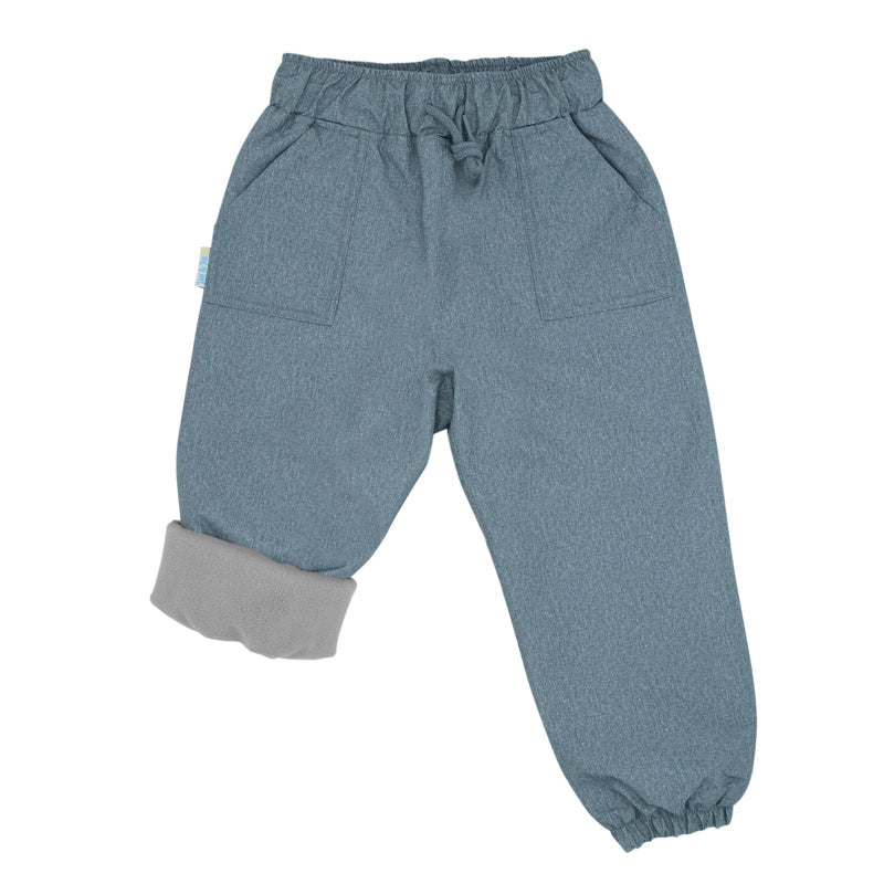 Jan &amp; Jul Cozy-Dry Rain/Snow Pants (Fleece Lined) - Heather Grey