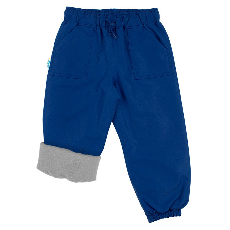 Jan &amp; Jul Cozy-Dry Rain/Snow Pants (Fleece Lined) - Nebula Blue