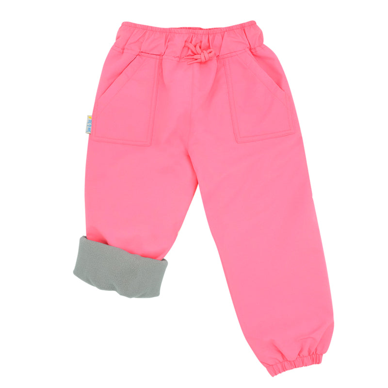 Jan &amp; Jul Cozy-Dry Rain/Snow Pants (Fleece Lined) - Watermelon Pink