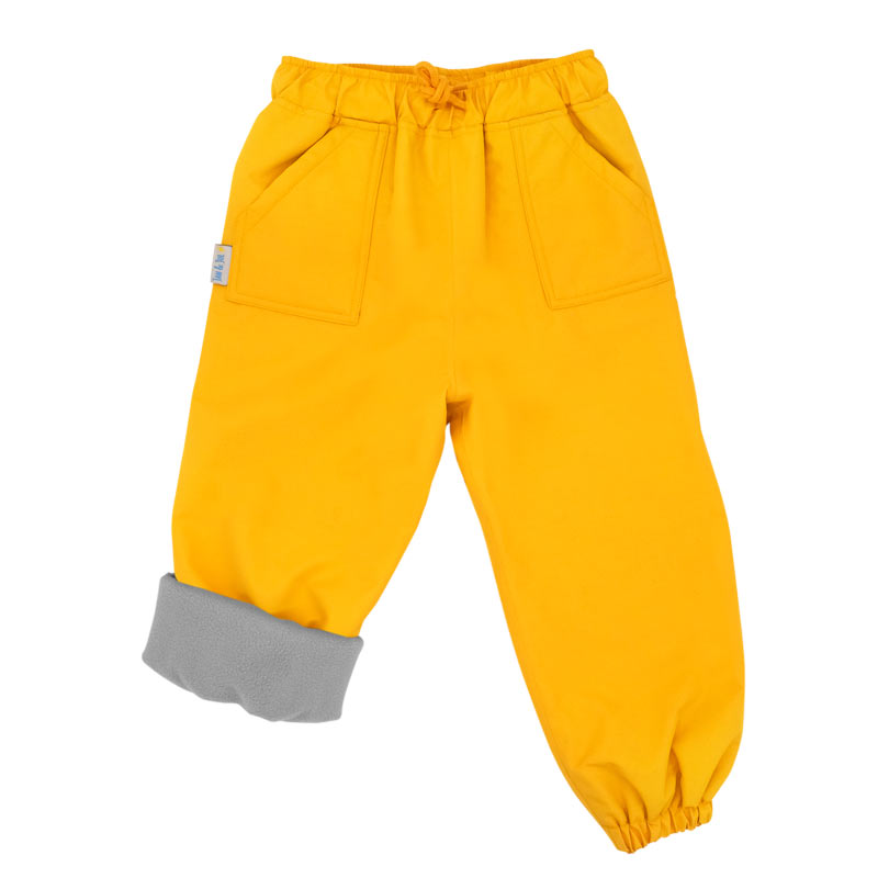 Jan &amp; Jul Cozy-Dry Rain/Snow Pants (Fleece Lined) - Yellow