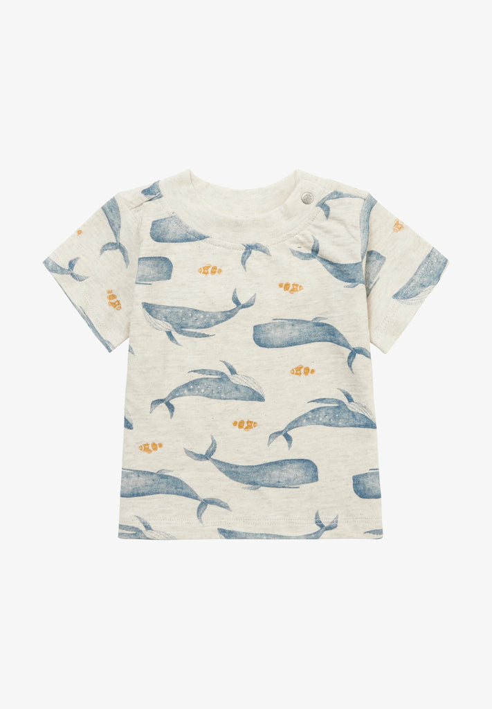 Noppies Mullins Short Sleeve Tee - Oatmeal Melange Noppies Mullins Short Sleeve Tee - Oatmeal Melange
