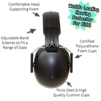 Banz Hearing Protection Earmuffs 2y+ - Onyx