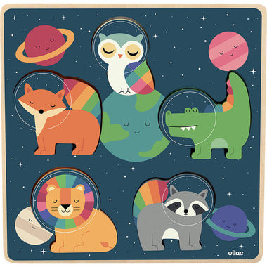 Vilac Touch and Feel 5 Piece Puzzles Vilac Touch and Feel 5 Piece Puzzles
