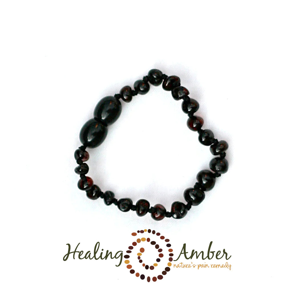 Baltic Amber Bracelet/Anklet - Circle - 6.5