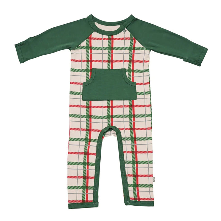 Kyte Baby Long All - Hunter Plaid Kyte Baby Long All - Hunter Plaid