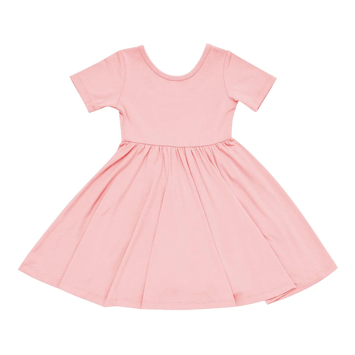 Kyte Baby Short Sleeve Twirl Dress - Crepe Kyte Baby Short Sleeve Twirl Dress - Crepe