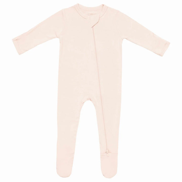 Kyte Baby Zippered Footie - Porcelain Kyte Baby Zippered Footie - Porcelain