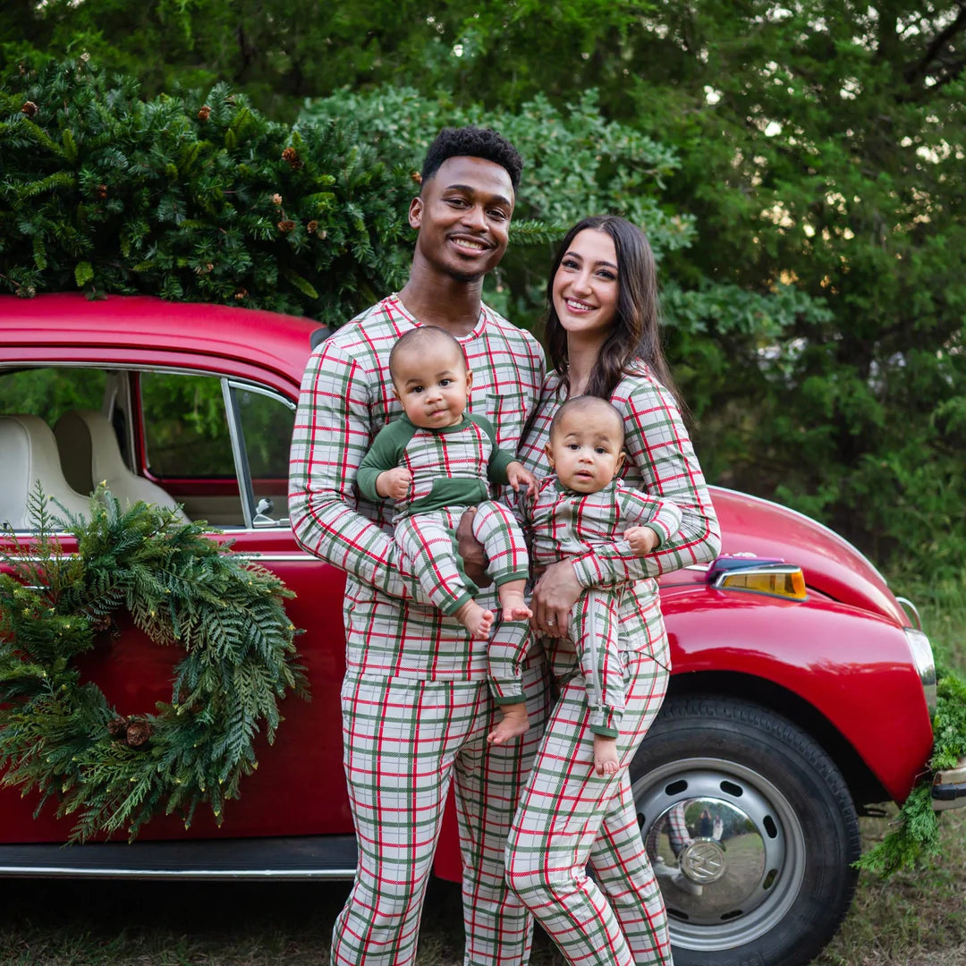 Kyte Baby Zippered Romper - Hunter Plaid Kyte Baby Zippered Romper - Hunter Plaid