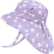 Jan &amp; Jul Cotton Xplorer Hat - Purple Daisy