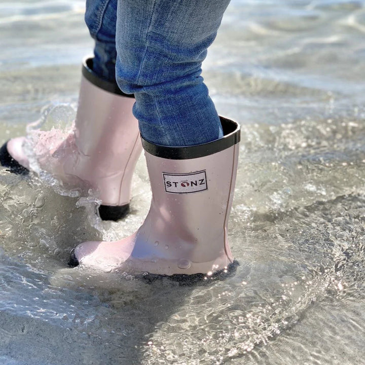 Stonz Metallic Rain Boots - Metallic Pink Stonz Metallic Rain Boots - Metallic Pink