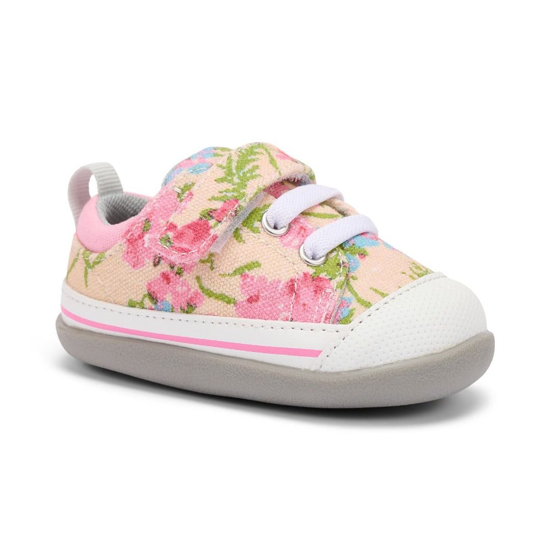 See Kai Run Stevie II INF First Walker Beige Floral US 3