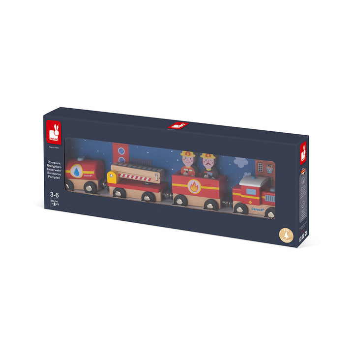 Janod Magnetic Firefighter Train