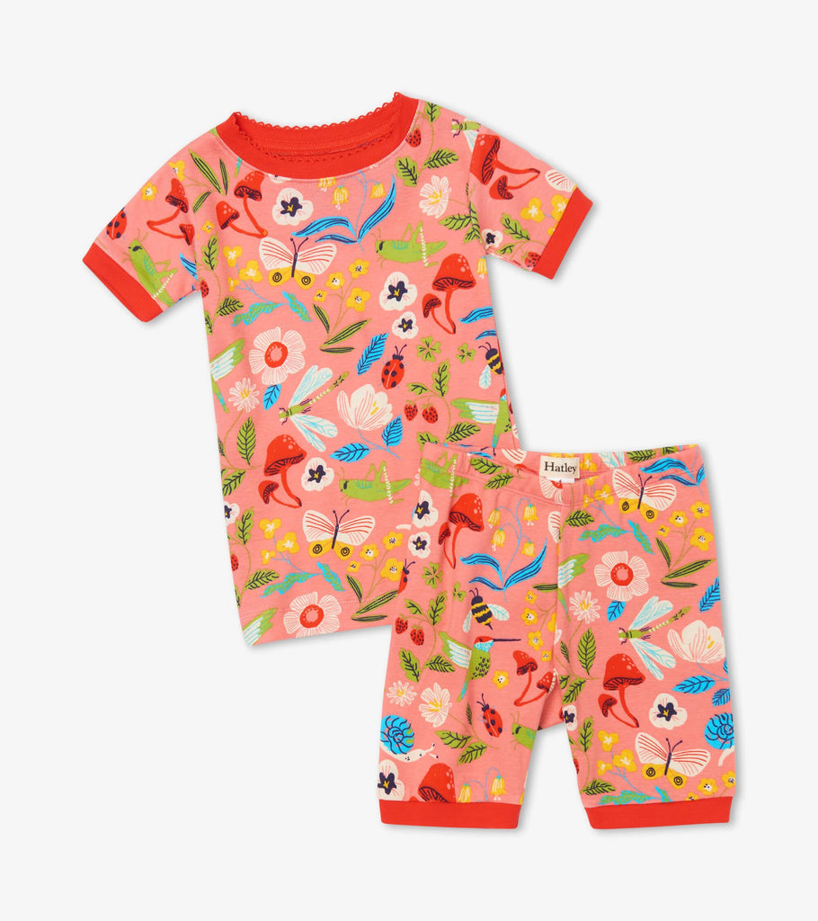 Hatley Short Pajama Set Enchanted Garden - Main Image